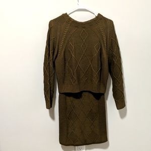 Sweater skirt set